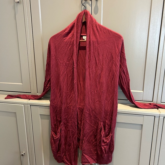 Aritzia long sleeve silk and cashmere cardigan - Picture 1 of 2